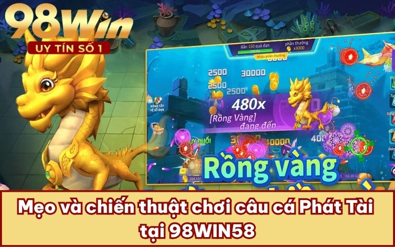 Mẹo và chiến thuật chơi câu cá Phát Tài tại 98WIN58